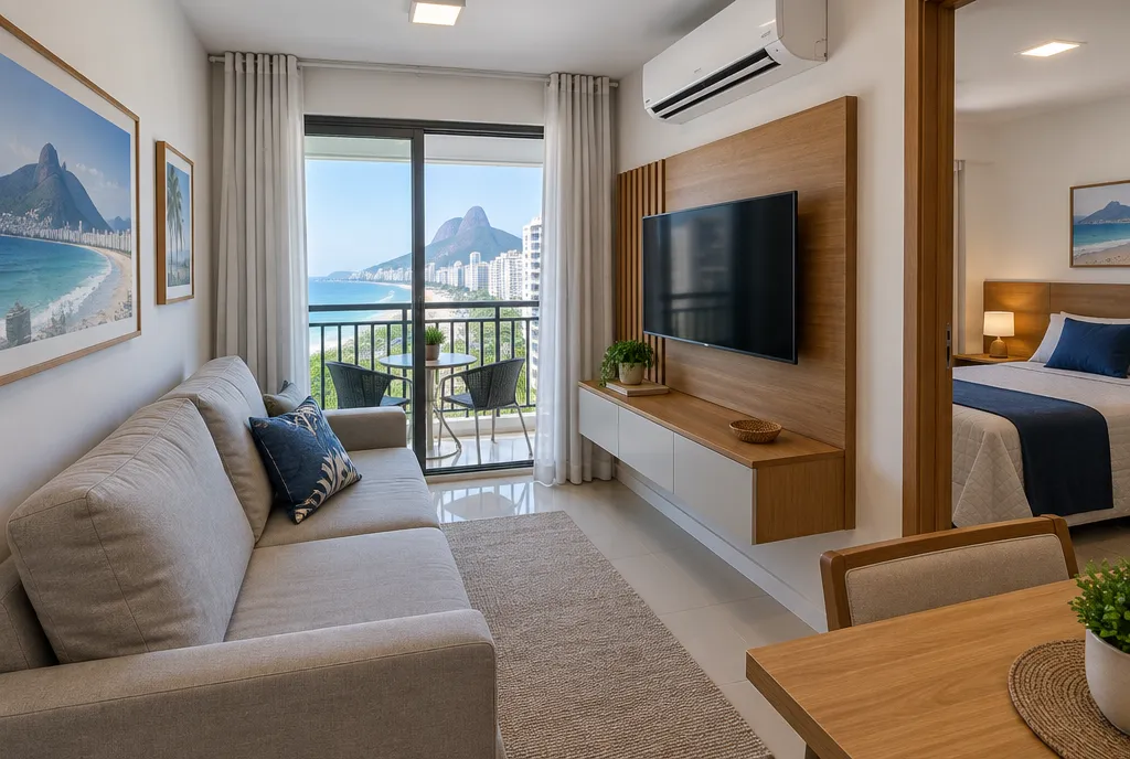 Apartamento 1 quarto mobiliado para alugar na Aviação