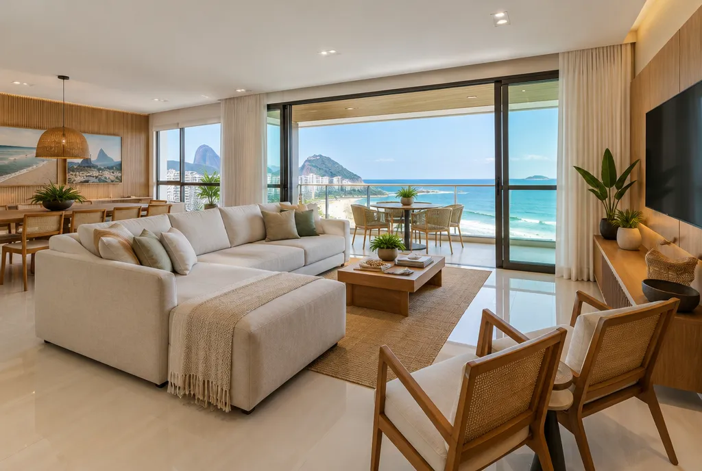 Apartamento 3 quartos com vista mar no Canto do Forte, foto 2